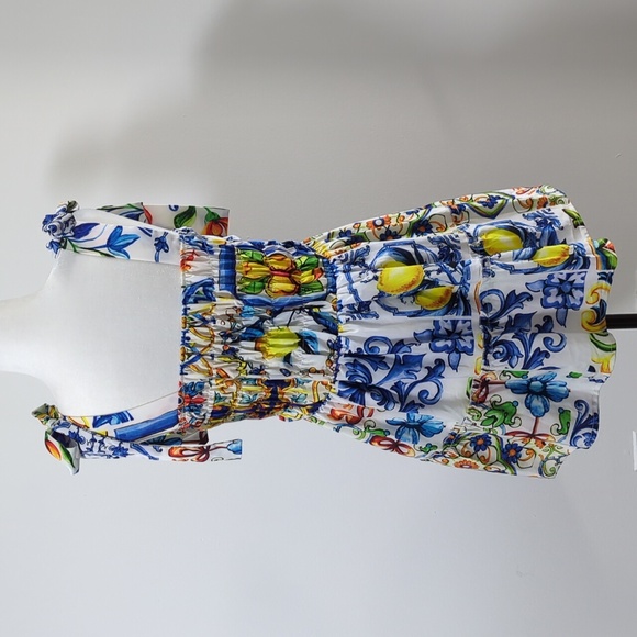 Flowy Floral Lemon Tank Top - Picture 3 of 12